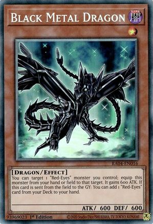 Black Metal Dragon (CR) (RA04-EN016) - Quarter Century Stampede 1st Edition
