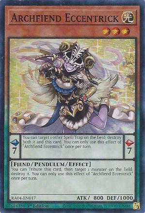 Archfiend Eccentrick (RA04-EN017) - Quarter Century Stampede 1st Edition