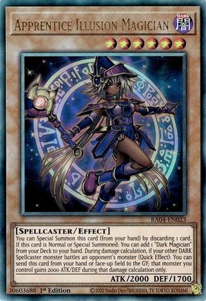 Apprentice Illusion Magician (Ultimate Rare) (RA04-EN023) - Quarter Century Stampede 1st Edition