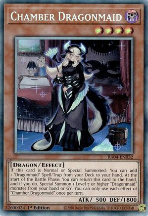 Chamber Dragonmaid (CR) (RA04-EN032) - Quarter Century Stampede 1st Edition