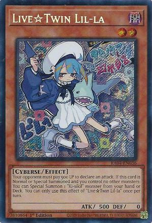 LiveTwin Lil-la (Secret Rare) (RA04-EN036) - Quarter Century Stampede 1st Edition
