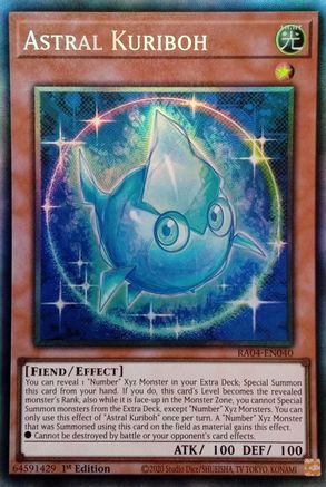 Astral Kuriboh (CR) (RA04-EN040) - Quarter Century Stampede 1st Edition