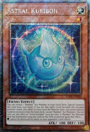Astral Kuriboh (Platinum Secret Rare) (RA04-EN040) - Quarter Century Stampede 1st Edition