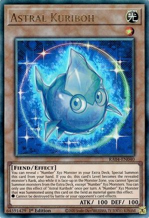 Astral Kuriboh (Ultimate Rare) (RA04-EN040) - Quarter Century Stampede 1st Edition