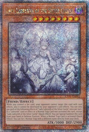 Lady Labrynth of the Silver Castle (New Art) (Quarter Century Secret Rare) (RA04-EN042) - Quarter Century Stampede 1st Edition
