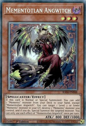 Mementotlan Angwitch (CR) (RA04-EN048) - Quarter Century Stampede 1st Edition
