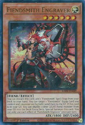 Fiendsmith Engraver (UR) (RA04-EN049) - Quarter Century Stampede 1st Edition