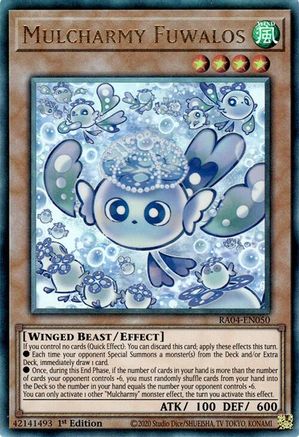 Mulcharmy Fuwalos (Ultimate Rare) (RA04-EN050) - Quarter Century Stampede 1st Edition