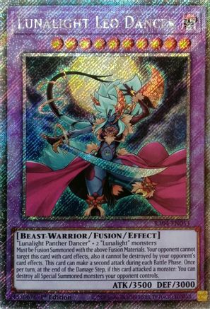 Lunalight Leo Dancer (Platinum Secret Rare) (RA04-EN053) - Quarter Century Stampede 1st Edition