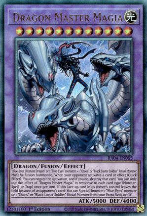 Dragon Master Magia (Ultimate Rare) (RA04-EN055) - Quarter Century Stampede 1st Edition