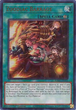 Zoodiac Barrage (UR) (RA04-EN091) - Quarter Century Stampede 1st Edition