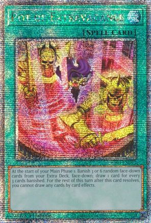 Pot of Extravagance (New Art) (Quarter Century Secret Rare) (RA04-EN093) - Quarter Century Stampede 1st Edition