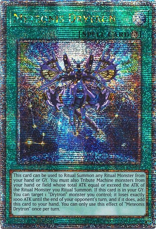 [Consignment] Meteonis Drytron (Quarter Century Secret Rare) (RA04-EN096) - Quarter Century Stampede 1st Edition
