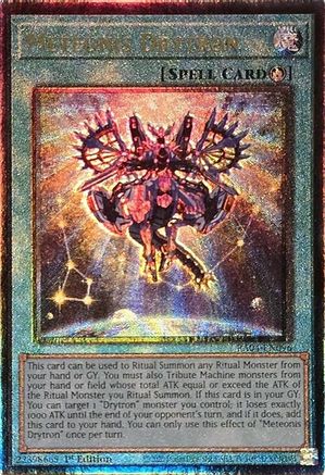 Meteonis Drytron (Ultimate Rare) (RA04-EN096) - Quarter Century Stampede 1st Edition