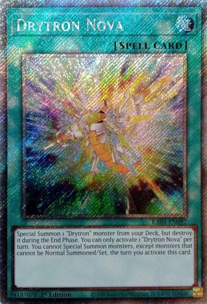 Drytron Nova (Platinum Secret Rare) (RA04-EN097) - Quarter Century Stampede 1st Edition