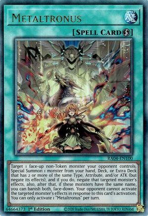 Metaltronus (Ultimate Rare) (RA04-EN100) - Quarter Century Stampede 1st Edition