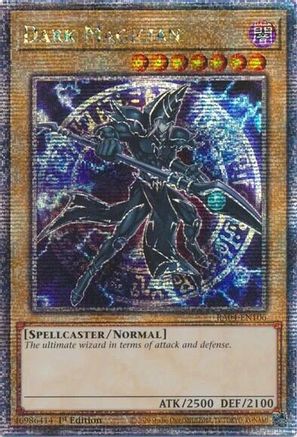 Dark Magician (7th Art) (Quarter Century Secret Rare) (RA04-EN106) - Quarter Century Stampede 1st Edition