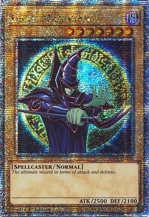 Dark Magician (9th Art) (Quarter Century Secret Rare) (RA04-EN106) - Quarter Century Stampede 1st Edition