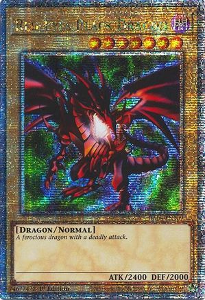 Red-Eyes Black Dragon (4th Art) (Quarter Century Secret Rare) (RA04-EN109) - Quarter Century Stampede 1st Edition