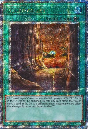 Necrovalley (Quarter Century Secret Rare) (RA04-EN122) - Quarter Century Stampede 1st Edition