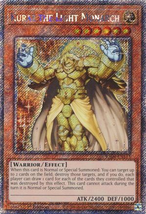 Kuraz the Light Monarch (Platinum Secret Rare) (RA04-EN133) - Quarter Century Stampede 1st Edition