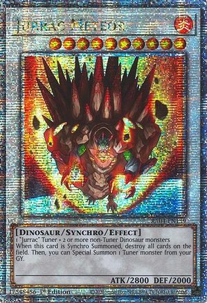 Jurrac Meteor (Quarter Century Secret Rare) (RA04-EN139) - Quarter Century Stampede 1st Edition