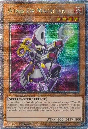 Wind-Up Magician (Quarter Century Secret Rare) (RA04-EN153) - Quarter Century Stampede 1st Edition