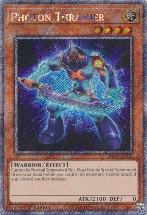 Photon Thrasher (Platinum Secret Rare) (RA04-EN170) - Quarter Century Stampede 1st Edition