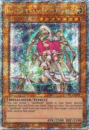 High Priestess of Prophecy (Quarter Century Secret Rare) (RA04-EN184) - Quarter Century Stampede 1st Edition