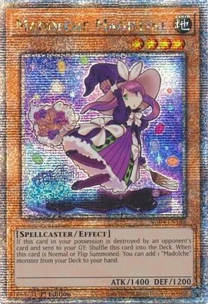 Madolche Magileine (Quarter Century Secret Rare) (RA04-EN185) - Quarter Century Stampede 1st Edition