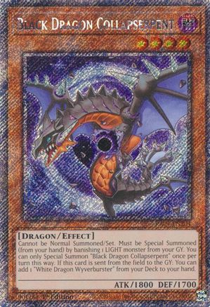 Black Dragon Collapserpent (Platinum Secret Rare) (RA04-EN204) - Quarter Century Stampede 1st Edition
