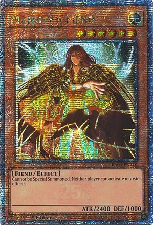 Majesty's Fiend (Quarter Century Secret Rare) (RA04-EN216) - Quarter Century Stampede 1st Edition