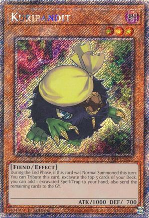 Kuribandit (Platinum Secret Rare) (RA04-EN221) - Quarter Century Stampede 1st Edition
