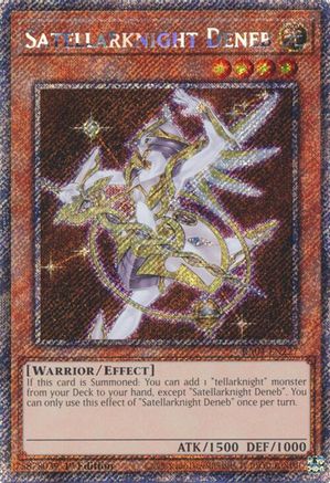 Satellarknight Deneb (Platinum Secret Rare) (RA04-EN227) - Quarter Century Stampede