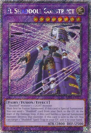 El Shaddoll Construct (Platinum Secret Rare) (Alternate Art) (RA04-EN229) - Quarter Century Stampede 1st Edition