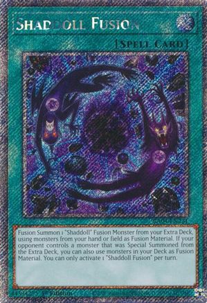 Shaddoll Fusion (Platinum Secret Rare) (RA04-EN231) - Quarter Century Stampede 1st Edition
