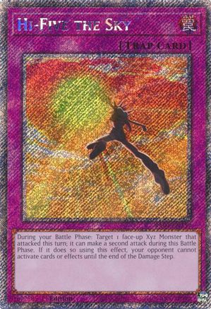 Hi-Five the Sky (Platinum Secret Rare) (RA04-EN239) - Quarter Century Stampede 1st Edition