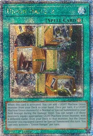 Union Hangar (Quarter Century Secret Rare) (RA04-EN270) - Quarter Century Stampede 1st Edition