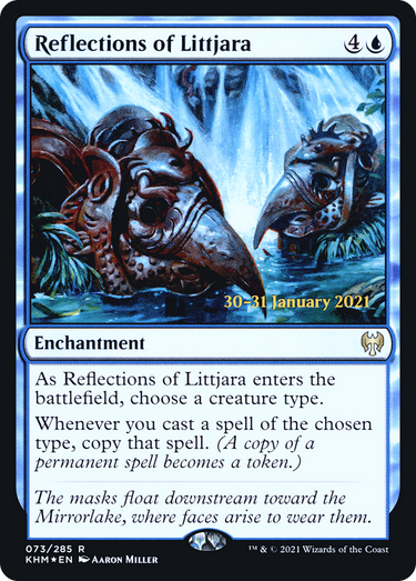Reflections of Littjara (PRE-073) - Kaldheim Promos Foil