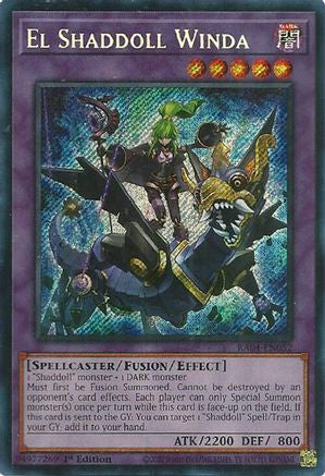 El Shaddoll Winda (Secret Rare) (RA04-EN052) - Quarter Century Stampede 1st Edition