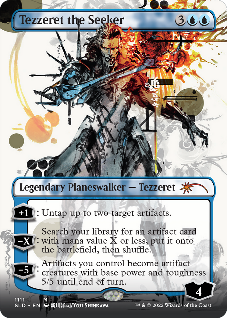 Tezzeret the Seeker (SLD-1111) - Secret Lair Drop (Borderless) Foil