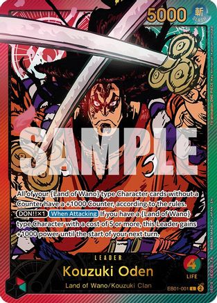 Kouzuki Oden (SPR) (EB01-001) - Extra Booster: Anime 25th Collection