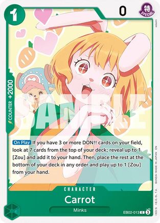 Carrot (EB02-013) - Extra Booster: Anime 25th Collection