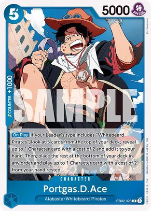 Portgas.D.Ace (EB02-028) - Extra Booster: Anime 25th Collection Foil