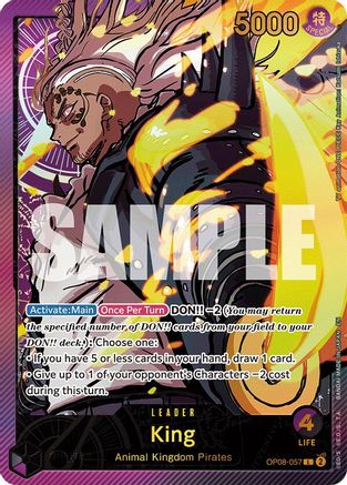King (SPR) (OP08-057) - Extra Booster: Anime 25th Collection Foil