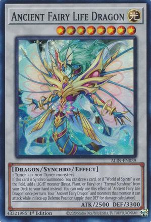 Ancient Fairy Life Dragon (ALIN-EN039) - Alliance Insight