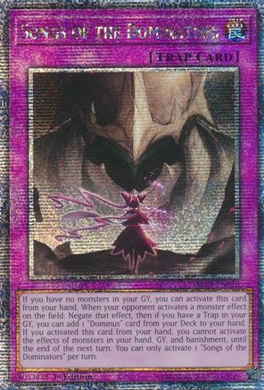 Songs of the Dominators (Quarter Century Secret Rare) (ALIN-EN078) - Alliance Insight 1st Edition