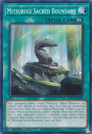 Mitsurugi Sacred Boundary (ALIN-EN095) - Alliance Insight