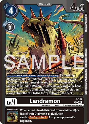 Landramon (P-167) - Limited Card Pack -Billion Bullet- Foil