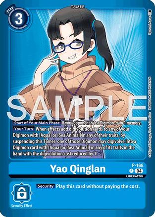 Yao Qinglan (P-168) - Limited Card Pack -Billion Bullet- Foil